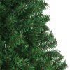 Artificial Christmas Tree with Thick Branches Green 8 ft PVC