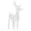 Christmas Reindeers 2 pcs Warm White 80 LEDs Acrylic