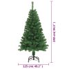 Artificial Christmas Tree with Thick Branches Green 8 ft PVC