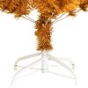 Artificial Christmas Tree with Stand Gold 5 ft PET