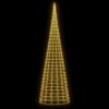 Christmas Tree Light on Flagpole 3000 LEDs Warm White 315"