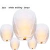 5pcs Mixed Color Kongming Lanterns Wishing Lamps Festival Lamps Blessing Lamps